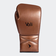 Lancer Leather Lace Up Boxing Gloves For Pros Green Cover | Vali#color_copper