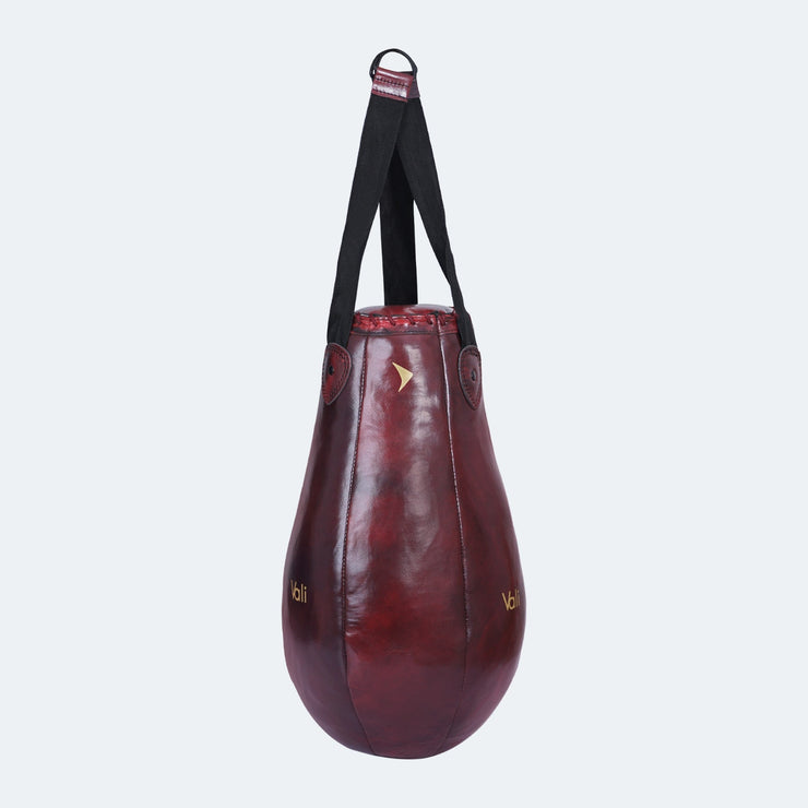 Lancer Leather Head Hunter Mini Punching Bag For Boxing Front | Vali