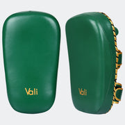 Lancer Leather Muay Thai Pads For MMA Green Cover | Vali#color_green