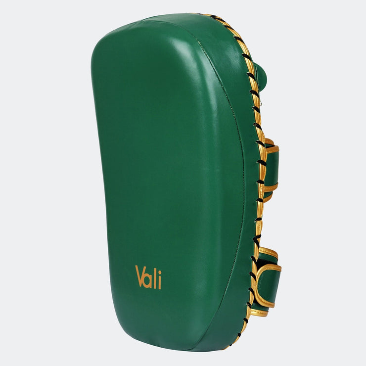Lancer Leather Muay Thai Pads For MMA Green Side | Vali
