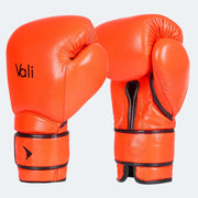 Lancer Leather Pro Boxing Gloves For Training Orange Cover Vali | Vali#color_orange