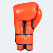 Lancer Leather Pro Boxing Gloves For Training Orange Back Vali | Vali#color_orange