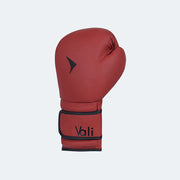 MMA Muay Thai Kick Training Red adults boxing gloves Side | Vali#color_red