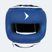 Nista Face Saver Headgear For Boxing Matte-Blue Front | Vali#color_matte-blue