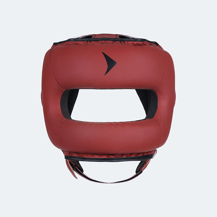 Nista Face Saver Headgear For Boxing Red Front | Vali