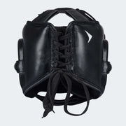 Lancer Leather Face Saver Headgear For Training Back Black | Vali#color_black