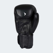 Lancer Leather Muay Thai Gloves For Pros Black Back | Vali#color_black
