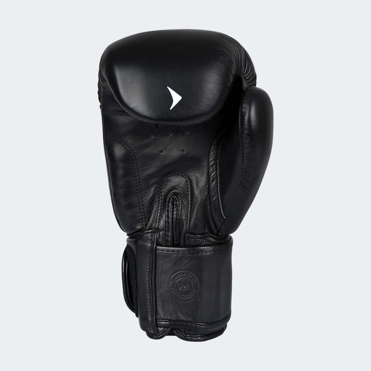 Lancer Leather Muay Thai Gloves For Pros Black Back | Vali