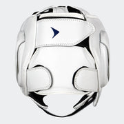 Lancer Leather Pro Boxing Headgear for Training White Back  | Vali#color_white