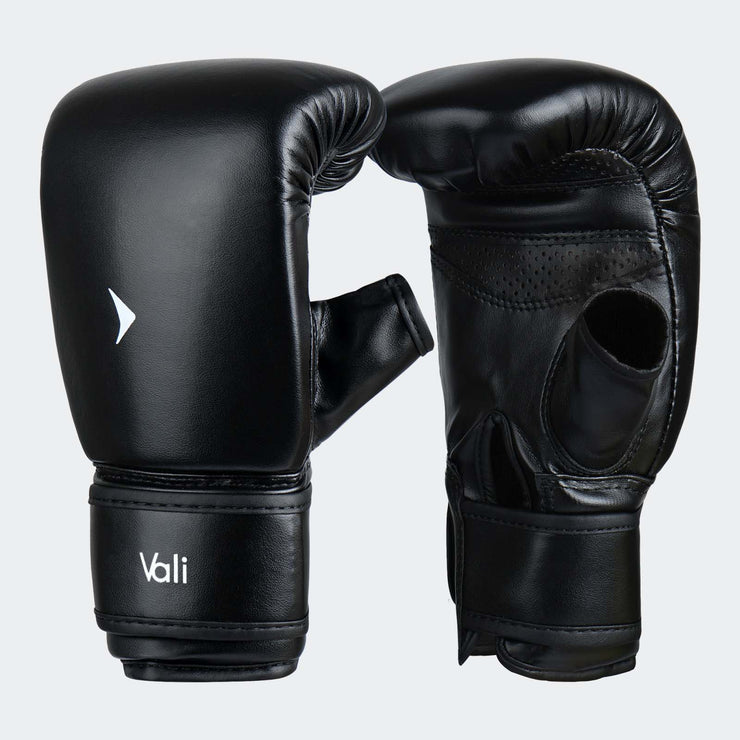 Nista Bag Gloves for Punching Heavy Bag Black Cover| Vali