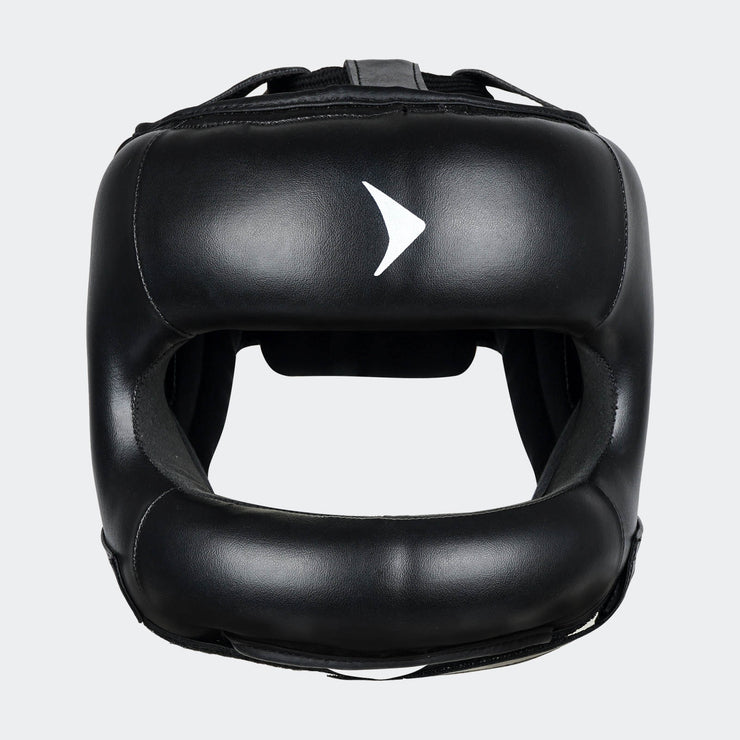 Nista Face Saver Headgear For Boxing Black Front | Vali