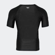 Ortal Short Sleeve Rash Guard For MMA Black Back | Vali#color_black