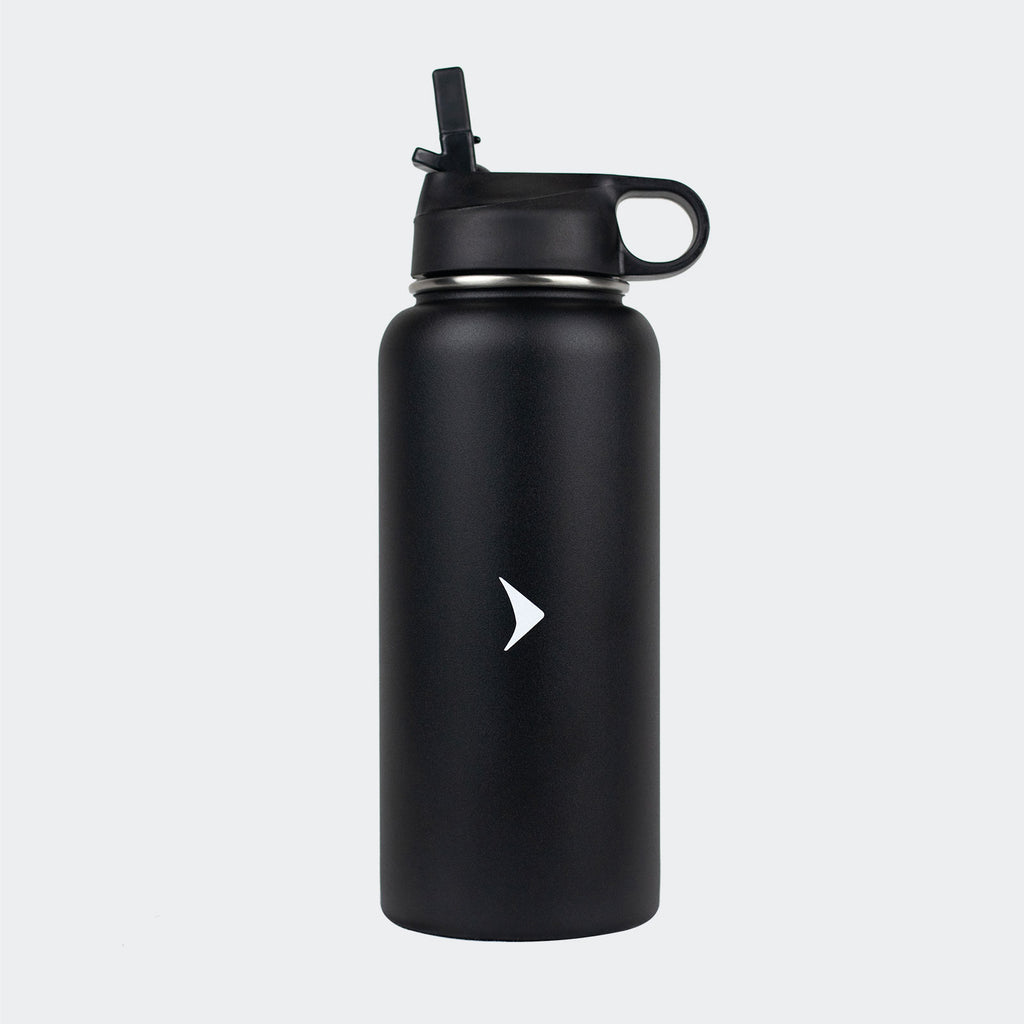 Insulated Stainless Steel Water Bottle - Black