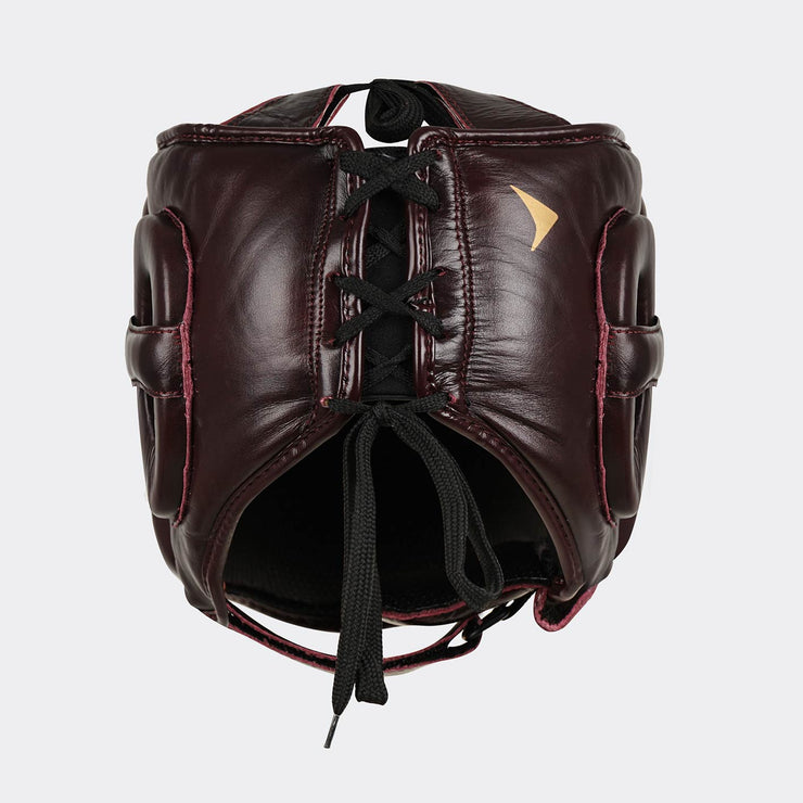 Lancer Leather Face Saver Headgear For Training Back Red | Vali