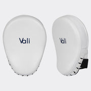 Lancer Leather Focus Mitts For Boxing Training Cover Pearl White | Vali#color_pearl-white
