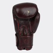 Lancer Leather Muay Thai Gloves For Pros Red Back | Vali#color_red