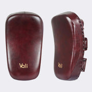 Lancer Leather Muay Thai Pads For MMA Oxblood Red Cover | Vali#color_oxblood-red