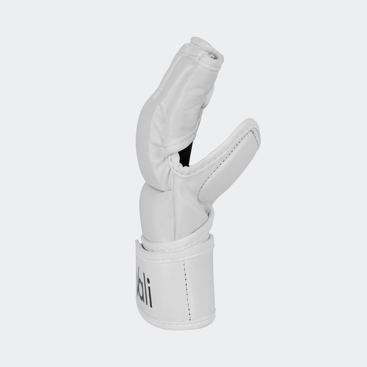 Vali mma grappling gloves for sparring training curved white