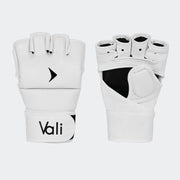 Vali mma grappling gloves for sparring training curved white#color_white
