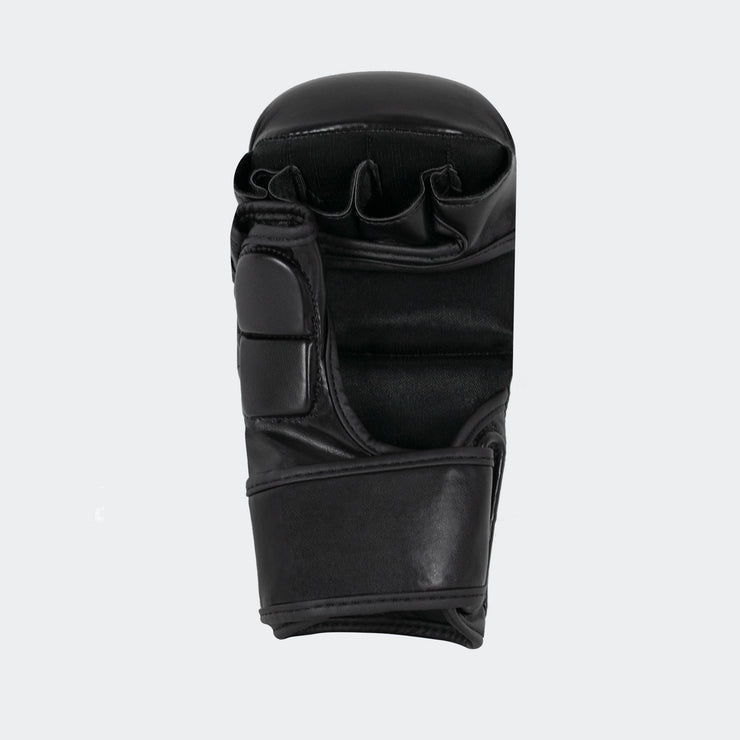  MMA Hybrid Gloves Sparring Grappling Shooter Bag Gloves Training Black Back | Vali