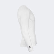 vali mma rash guard compression rashie for no gi bjj brazilian jiu jitsu long sleeve white#color_white