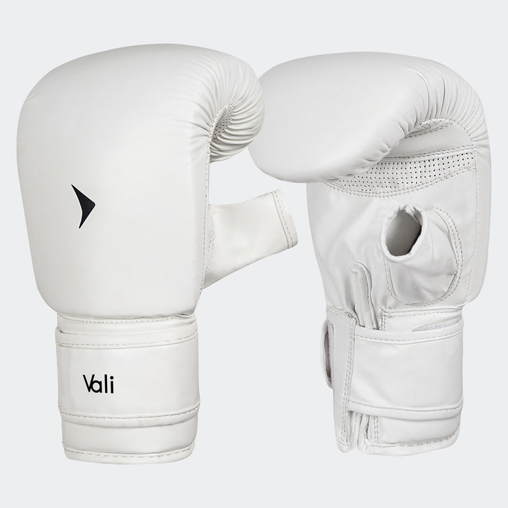 Nista Bag Gloves for Punching Heavy Bag White Cover| Vali