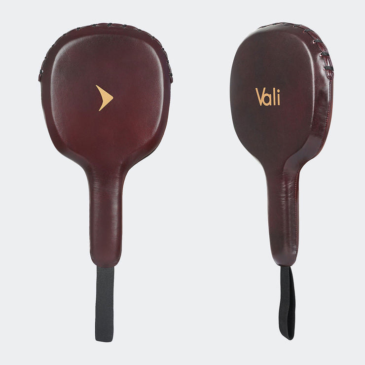 Lancer Leather Boxing Punch Paddles Oxblood Red Cover | Vali