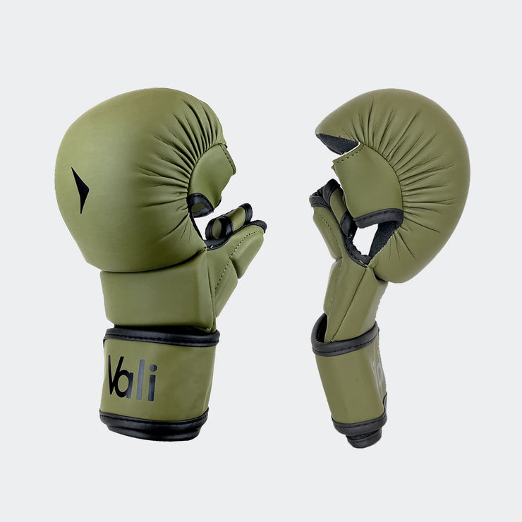 Nista Hybrid MMA Sparring Gloves Cactus Green Cover | Vali